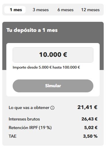 Simulacion deposito myinvestor